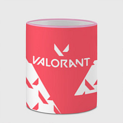 Кружка 3D Valorant, цвет: 3D-розовый кант — фото 2