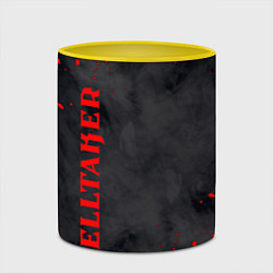 Кружка 3D Helltaker Logo Z, цвет: 3D-белый + желтый — фото 2