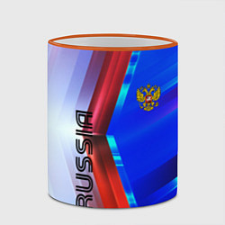 Кружка 3D RUSSIA SPORT, цвет: 3D-оранжевый кант — фото 2
