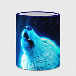 Кружка 3D ВОЛЧИЙ ВОЙ D, цвет: 3D-синий кант — фото 2