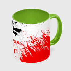 Кружка 3D THE LAST OF US II, цвет: 3D-белый + светло-зеленый