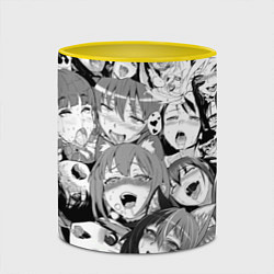Кружка 3D СЕНПАЙ SENPAI, цвет: 3D-белый + желтый — фото 2