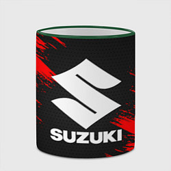 Кружка 3D SUZUKI, цвет: 3D-зеленый кант — фото 2