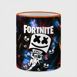 Кружка 3D FORTNITE x MARSHMELLO, цвет: 3D-оранжевый кант — фото 2