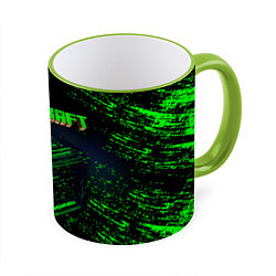 Кружка 3D MINECRAFT, цвет: 3D-светло-зеленый кант