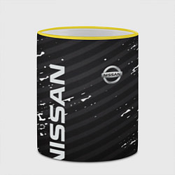 Кружка 3D NISSAN, цвет: 3D-желтый кант — фото 2