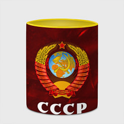 Кружка 3D СССР USSR, цвет: 3D-белый + желтый — фото 2