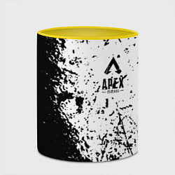 Кружка 3D Apex Legends, цвет: 3D-белый + желтый — фото 2