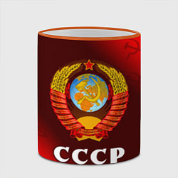 Кружка 3D СССР USSR, цвет: 3D-оранжевый кант — фото 2