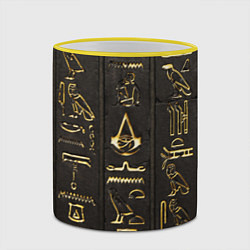 Кружка 3D ASSASSINS CREED:ORIGINS, цвет: 3D-желтый кант — фото 2
