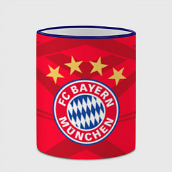 Кружка 3D BAYERN MUNCHEN, цвет: 3D-синий кант — фото 2