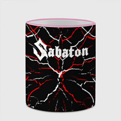 Кружка 3D Sabaton, цвет: 3D-розовый кант — фото 2
