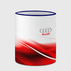Кружка 3D AUDI, цвет: 3D-синий кант — фото 2