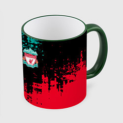 Кружка 3D LIVERPOOL, цвет: 3D-зеленый кант