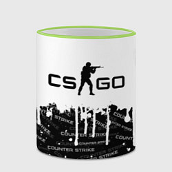 Кружка 3D COUNTER STRIKE, цвет: 3D-светло-зеленый кант — фото 2