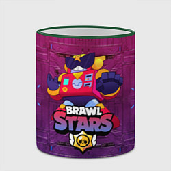 Кружка 3D Surge Brawl Stars, цвет: 3D-зеленый кант — фото 2