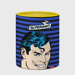 Кружка 3D Superman!, цвет: 3D-белый + желтый — фото 2