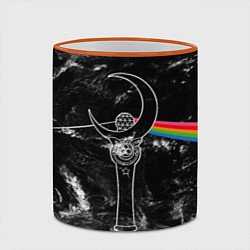 Кружка 3D Dark Side of the Moon Stick, цвет: 3D-оранжевый кант — фото 2