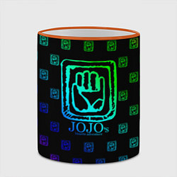 Кружка 3D JoJo Bizarre Adventure, цвет: 3D-оранжевый кант — фото 2
