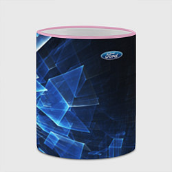 Кружка 3D Ford, цвет: 3D-розовый кант — фото 2