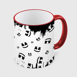 Кружка 3D MARSHMELLO МАРШМЕЛЛОУ, цвет: 3D-красный кант