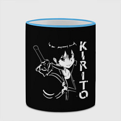 Кружка 3D Kirito, цвет: 3D-небесно-голубой кант — фото 2