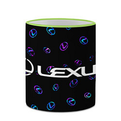 Кружка 3D LEXUS ЛЕКСУС, цвет: 3D-светло-зеленый кант — фото 2