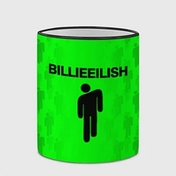 Кружка 3D BILLIE EILISH, цвет: 3D-черный кант — фото 2