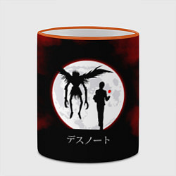 Кружка 3D Death Note, цвет: 3D-оранжевый кант — фото 2
