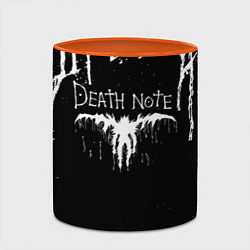 Кружка 3D Death Note, цвет: 3D-белый + оранжевый — фото 2