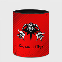 Кружка 3D КОРОЛЬ И ШУТ, цвет: 3D-белый + черный — фото 2