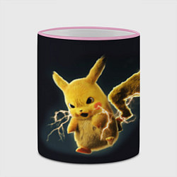Кружка 3D Pikachu Pika Pika, цвет: 3D-розовый кант — фото 2