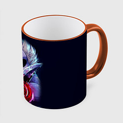 Кружка 3D UNDERTALE SANS, цвет: 3D-оранжевый кант