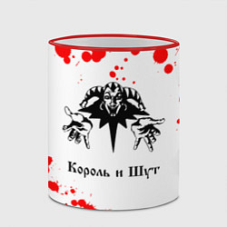 Кружка 3D КОРОЛЬ И ШУТ, цвет: 3D-красный кант — фото 2