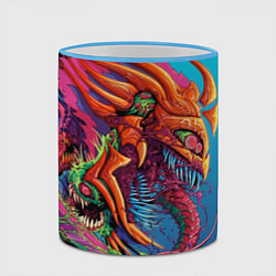 Кружка 3D HyperBeast, цвет: 3D-небесно-голубой кант — фото 2