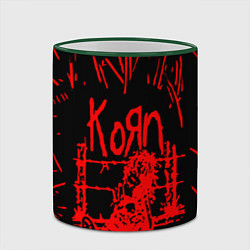 Кружка 3D Korn, цвет: 3D-зеленый кант — фото 2