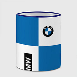 Кружка 3D BMW, цвет: 3D-синий кант — фото 2