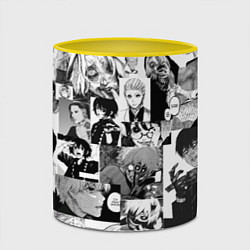 Кружка 3D Токийский гуль, цвет: 3D-белый + желтый — фото 2