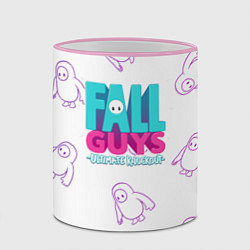 Кружка 3D Fall Guys, цвет: 3D-розовый кант — фото 2