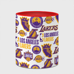 Кружка 3D LAKERS LOGO, цвет: 3D-белый + красный — фото 2