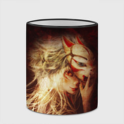 Кружка 3D Кицуне, цвет: 3D-черный кант — фото 2