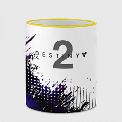 Кружка 3D DESTINY 2: BEYOND LIGHT, цвет: 3D-желтый кант — фото 2