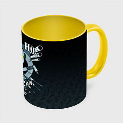 Кружка цветная Йохохо и канистра масла