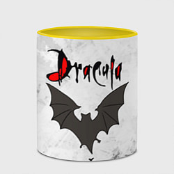 Кружка 3D Дракула, цвет: 3D-белый + желтый — фото 2