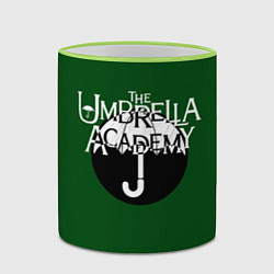 Кружка 3D Umbrella academy, цвет: 3D-светло-зеленый кант — фото 2