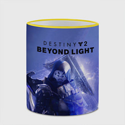 Кружка 3D Destiny 2 : Beyond Light, цвет: 3D-желтый кант — фото 2