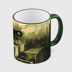 Кружка 3D Metro Exodus, цвет: 3D-зеленый кант