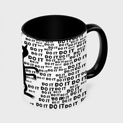 Кружка 3D Люси, цвет: 3D-белый + черный