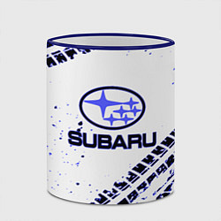 Кружка 3D SUBARU, цвет: 3D-синий кант — фото 2