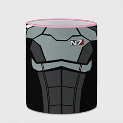 Кружка 3D КОСТЮМ N7 MASS EFFECT N7 М, цвет: 3D-розовый кант — фото 2